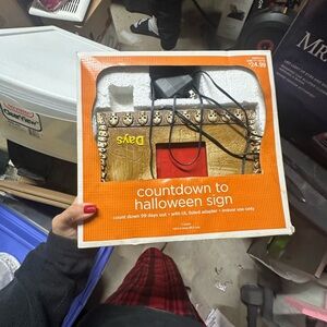 Countdown to Halloween Sign